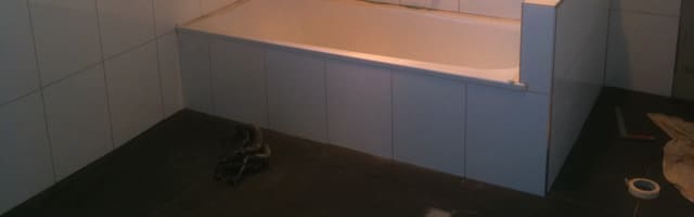 Tile Floor and Then Walls